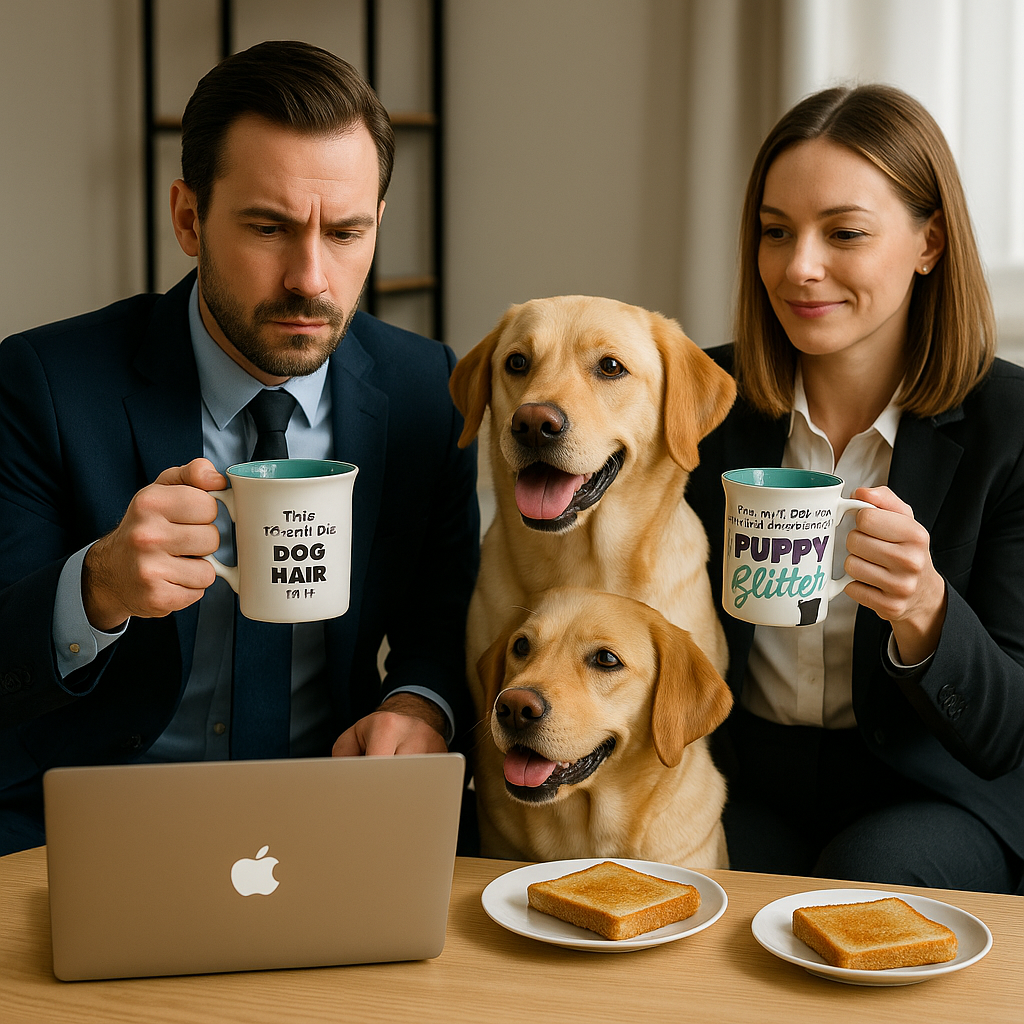 🐾 Alpha Legacy “Puppy Glitter” Mug 🐺 16 oz 🐾