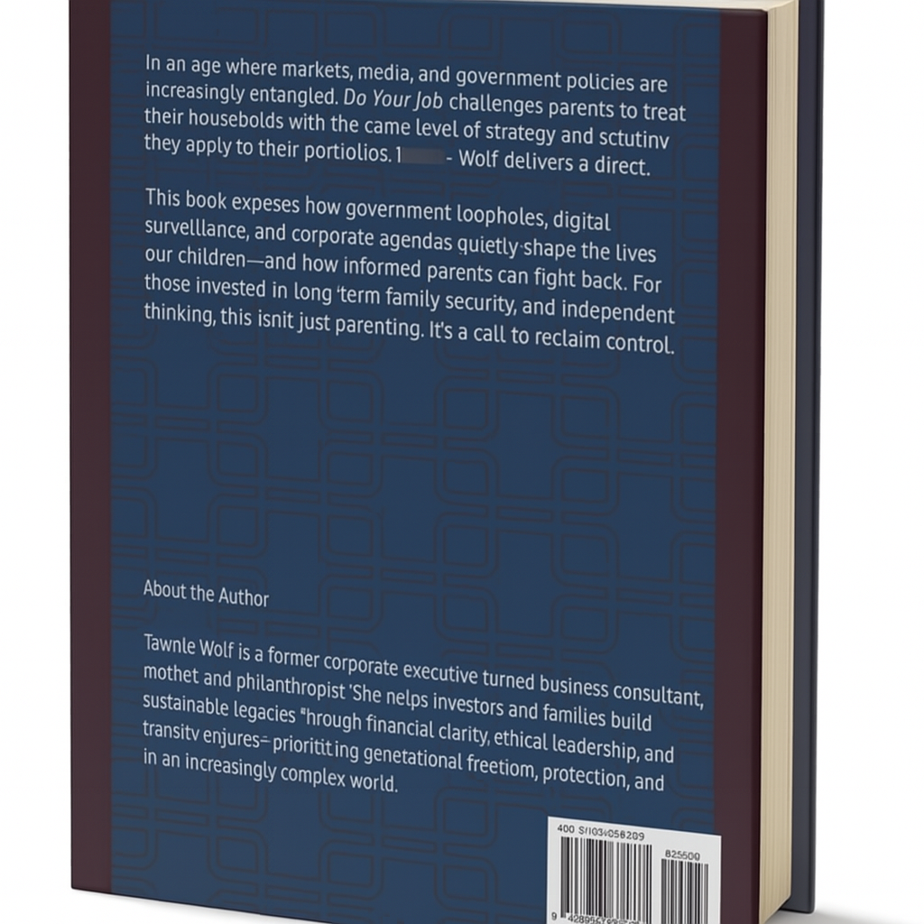 Do Your Job: A Parent’s Manifesto for Protection, Privacy, and Power (Hardcover -Workbook Edition)
By Tawnie Wolf