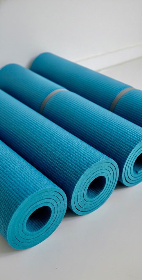 Radiant Aqua Blue Yoga Mat
