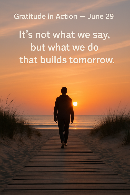 Gratitude in Action: Honoring the Last Sunday of June with Purpose and Peace