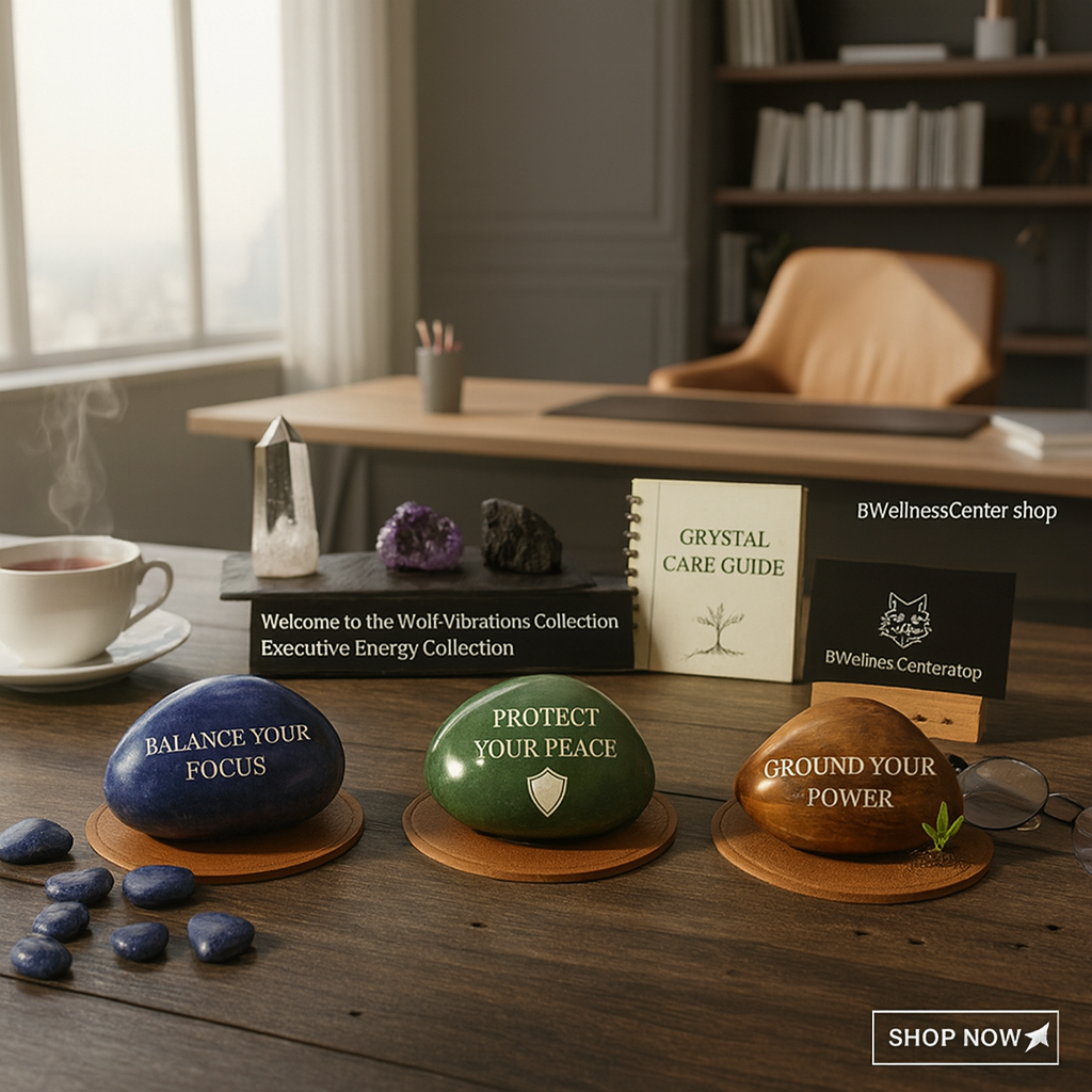 Wolf Vibrations Executive Energy Crystal Collection
