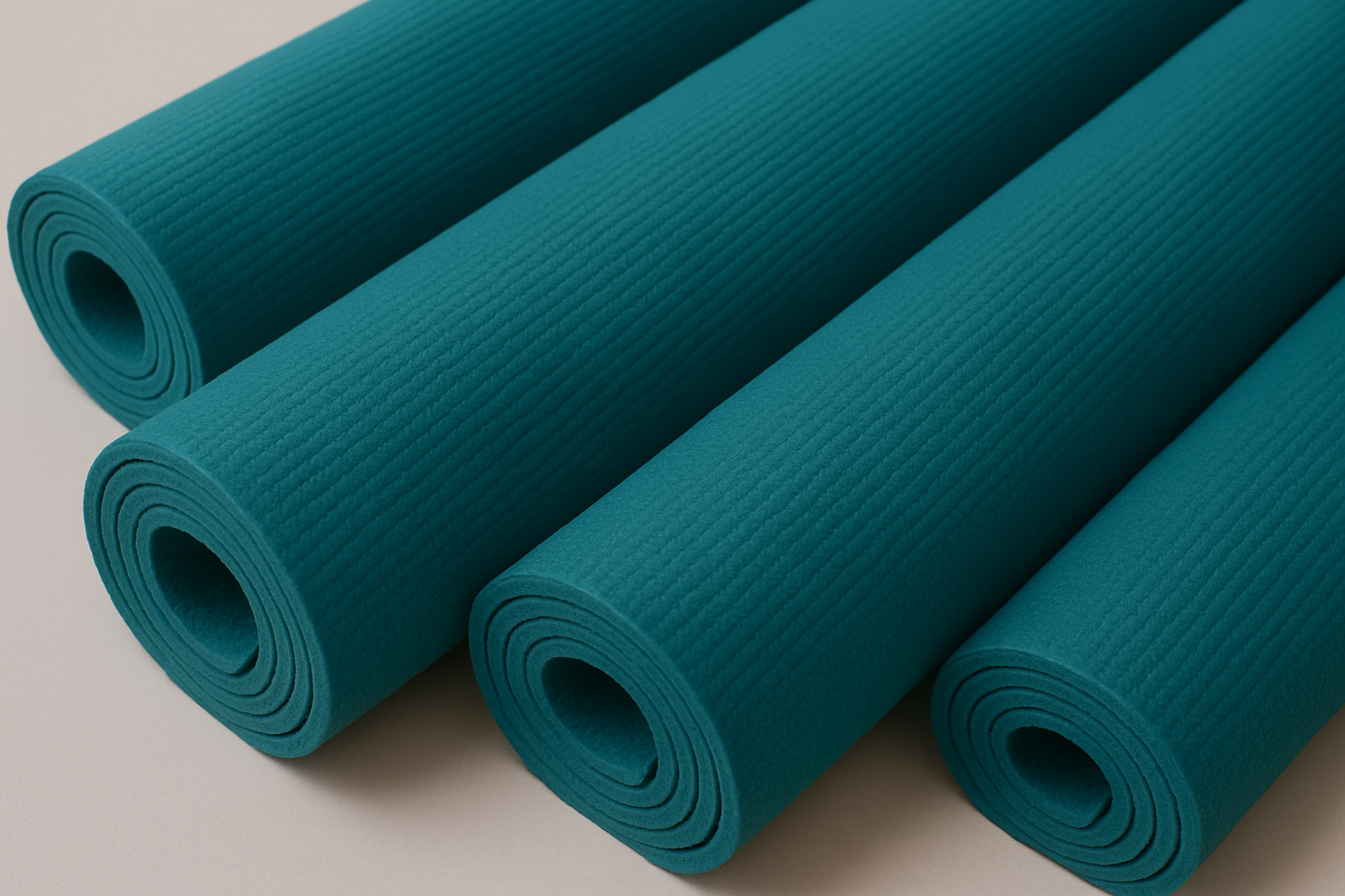 Deep Aquamarine Yoga Mat