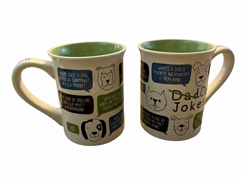 🐾 Alpha Legacy “Dad Dog Jokes” Mug 🐺 16 oz