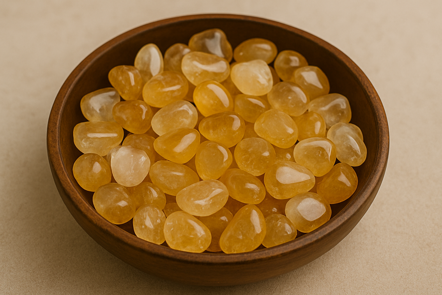 Authentic Tumbled Citrine Crystals (Sourced from Canada)