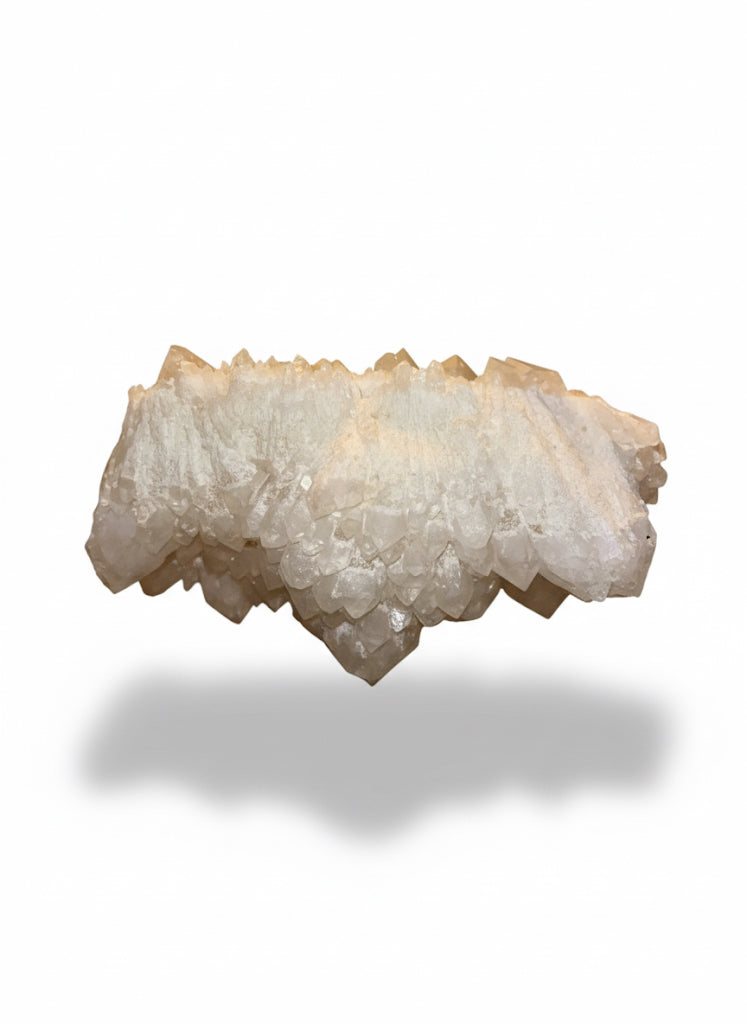 Cascading White Quartz Cluster — Lwena, Democratic Republic of the Congo