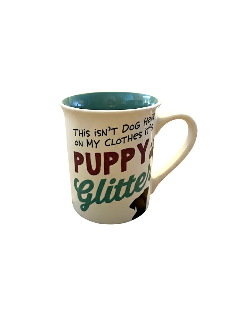 🐾 Alpha Legacy “Puppy Glitter” Mug 🐺 16 oz 🐾